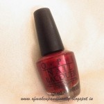 OPI Nail Lacquer, I Am Not Really A Waitress – NOTD and Review