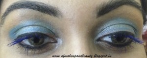 Aqua Blue Eye Make Up - EOTD Make up and beauty Forever