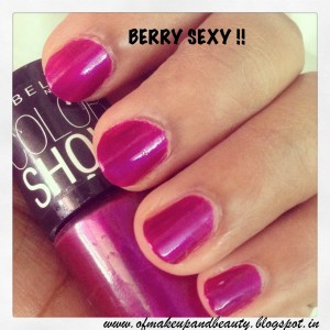 Maybelline Color Show Nail Polish - Berry Sexy
