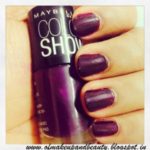 Maybelline Color Show Nail Polish – Crazy Berry !! Review and NOTD ♥