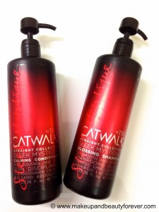TIGI Catwalk Sleek Mystique Glossing Shampoo and Tigi Catwalk Sleek Mystique Calming Conditioner