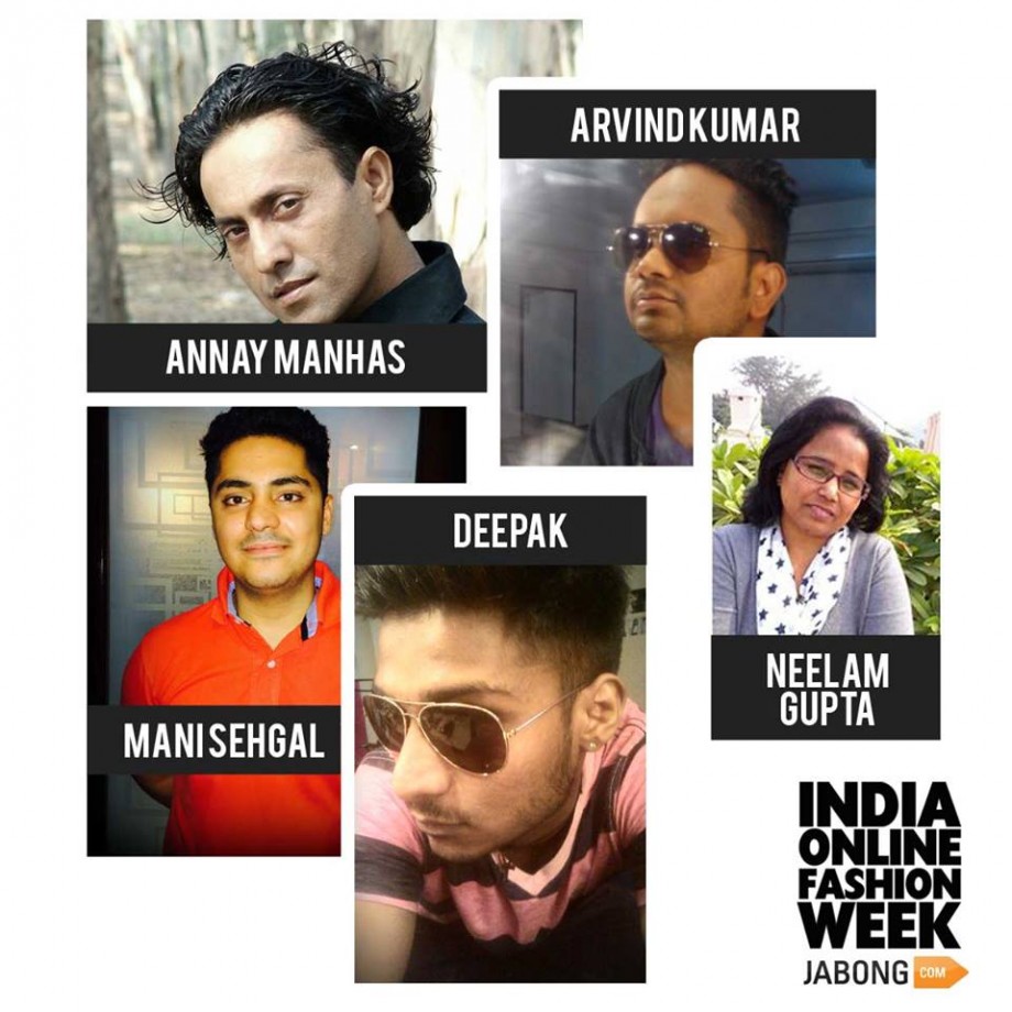 the 5 Finalists in the Hair Styling Category for Jabong India Online Fashion Week