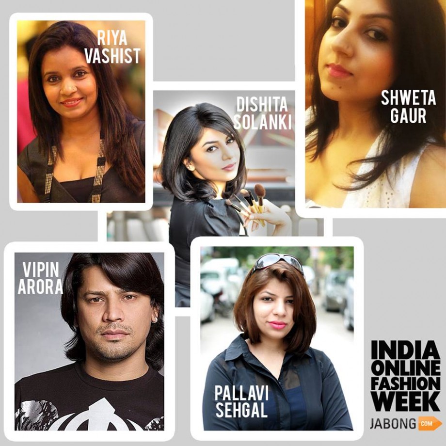 the 5 Makeup Artists, selected for Jabong’s India Online Fashion Week