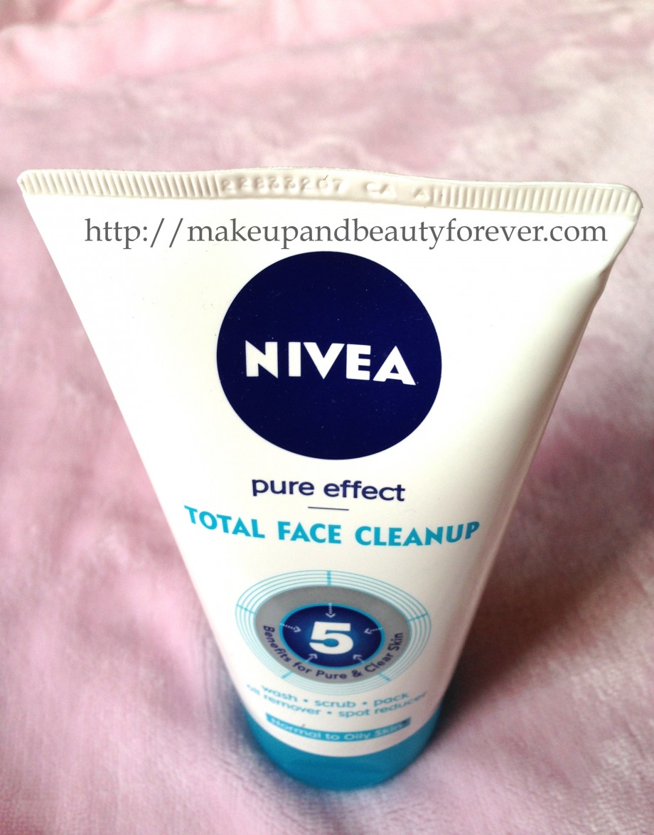 Nivea Pure Effect Total Face Cleanup Review