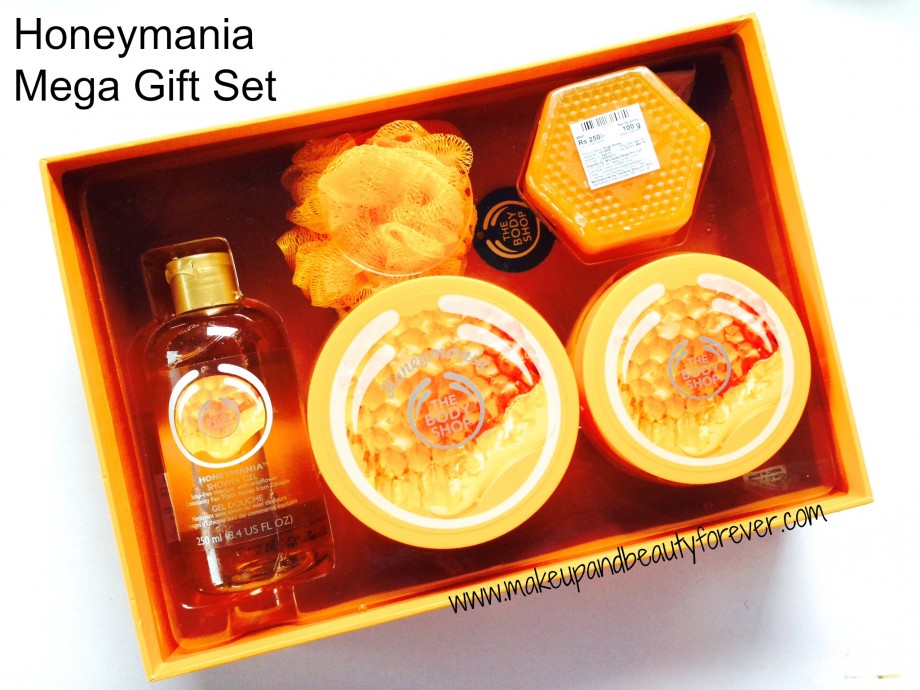 The body shop honeymania products