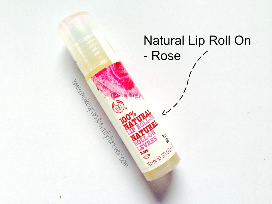 The body shop natural lip roll on rose