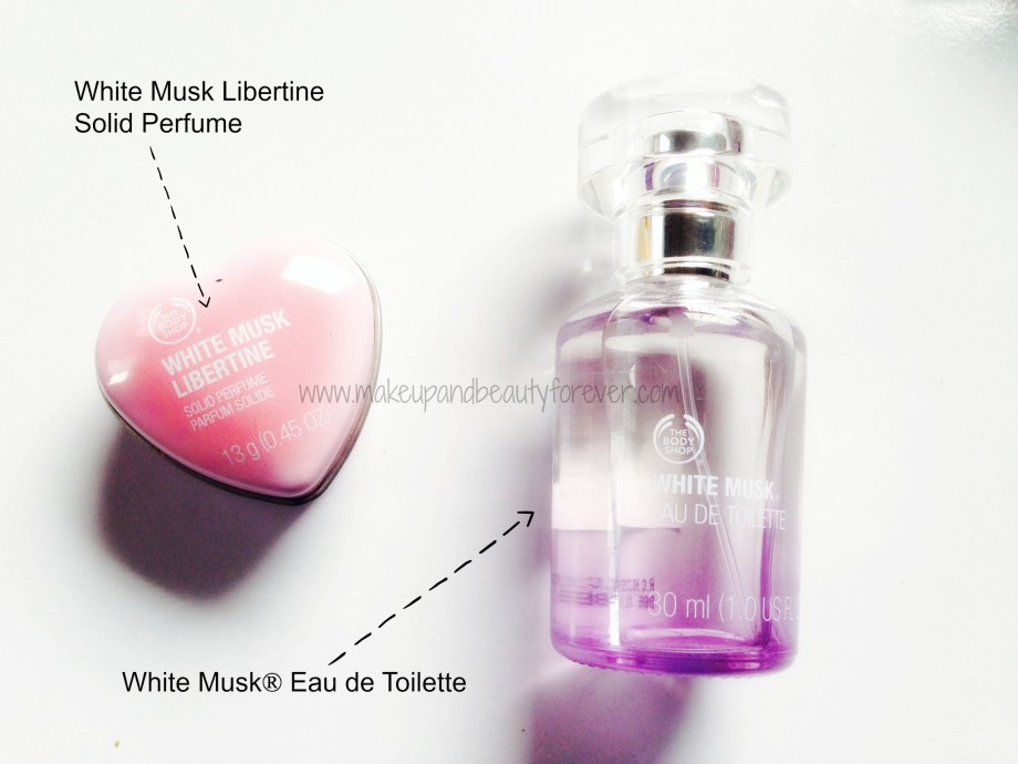 The body shop white musk perfume