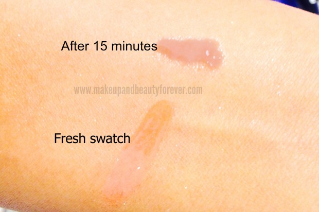 Bourjois Rose Exclusif Lip Gloss Review swatch price details colour changing lip gloss