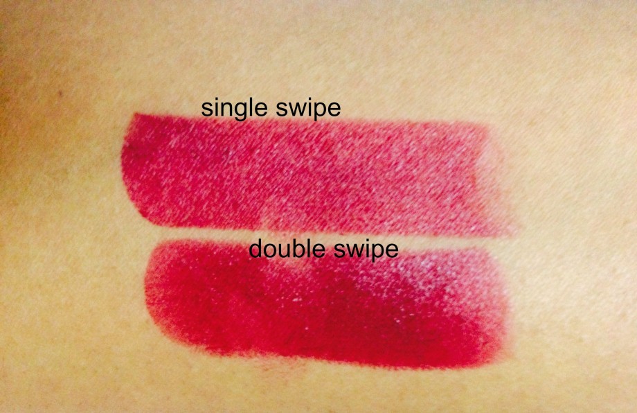 Colorbar Velvet Matte Lipstick Passion Shade. 5 Review Swatches POTDs