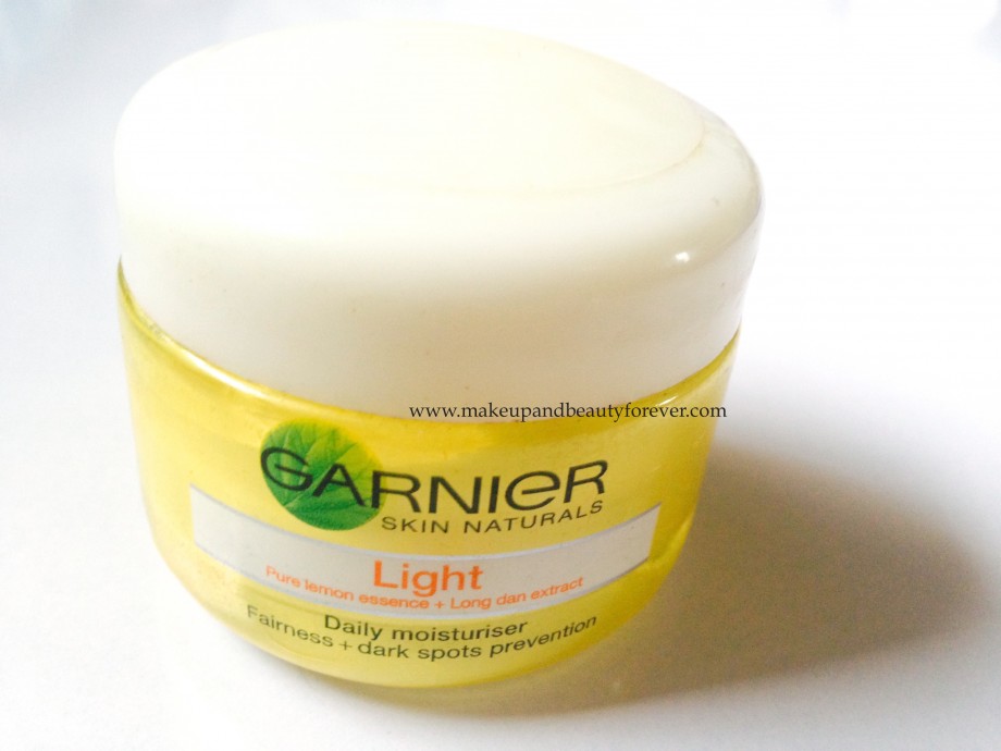 Garnier Skin Naturals Light Daily Moisturiser for Fairness and Dark Spot Prevention Review