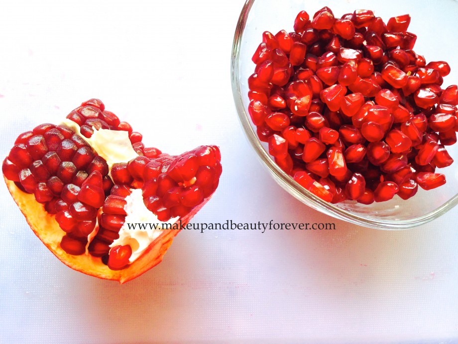 How to Get Glowing Skin at Home - Skin Brightening:Lightening Face Mask DIY with Pomegranate