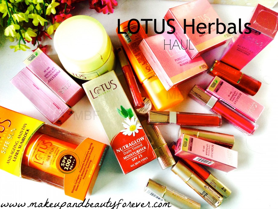 Lotus Herbals Haul Best Products from Lotus Herbals