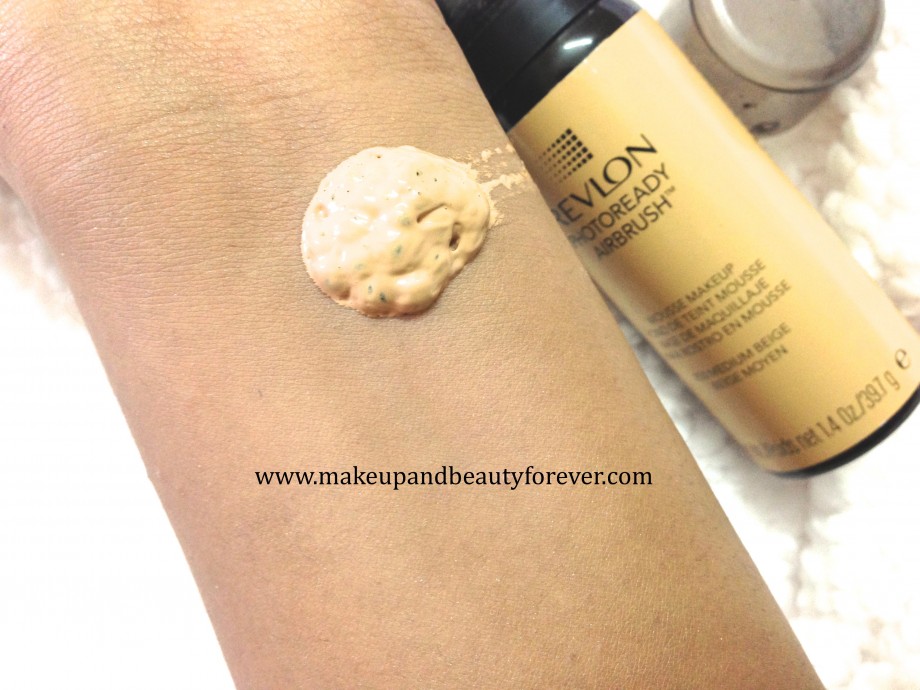 Revlon Photoready Airbrush Mousse Makeup Foundation Review Swatches