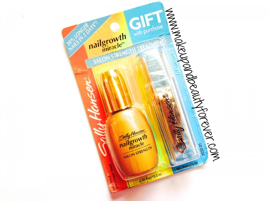 Sally Hansen Nail Growth Miracle with Gift Nail Clipper in September Fab Bag 2014
