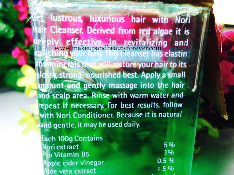 The Nature’s Co Nori Hair Cleanser Review