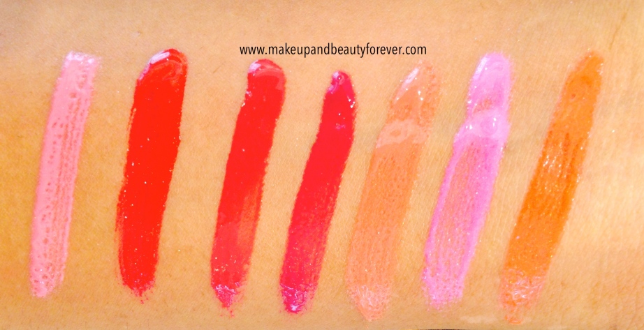 All Lakme Absolute Gloss Stylist Lip Gloss Review, Shades Swatches, Price and Details