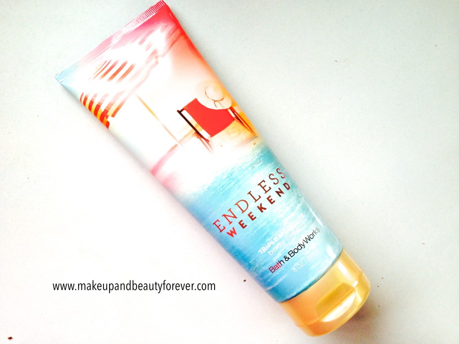 Bath and Body Works Endless Weekend Triple Moisture Body Cream Review India