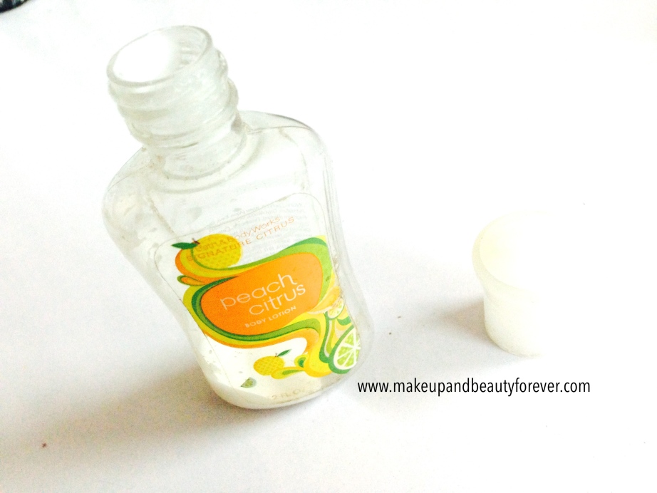 Bath and Body Works Peach Citrus Body Lotion Review Price India
