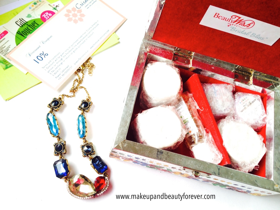 Beauty Wish Box October 2014 - Bridal Bliss The Nature's Co