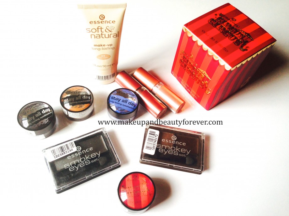 Essence cosmetics haul essence products available online buy in India