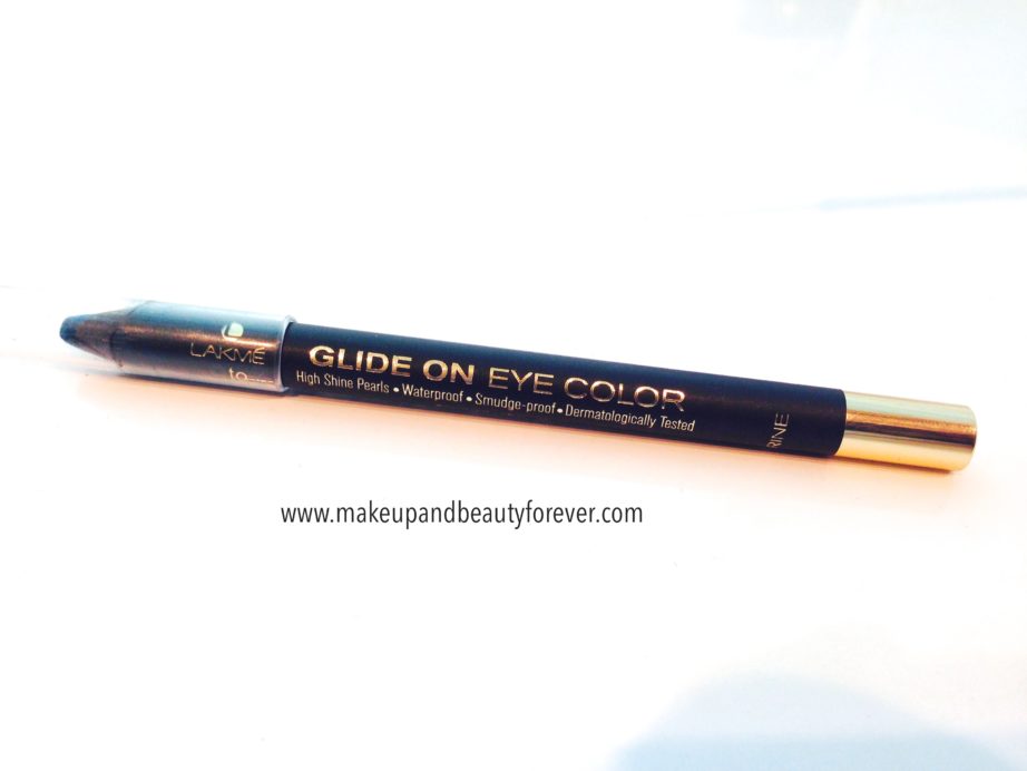 Lakme 9 to 5 Glide On Eye Color Aqua Marine Review, Swatches, Price and Details