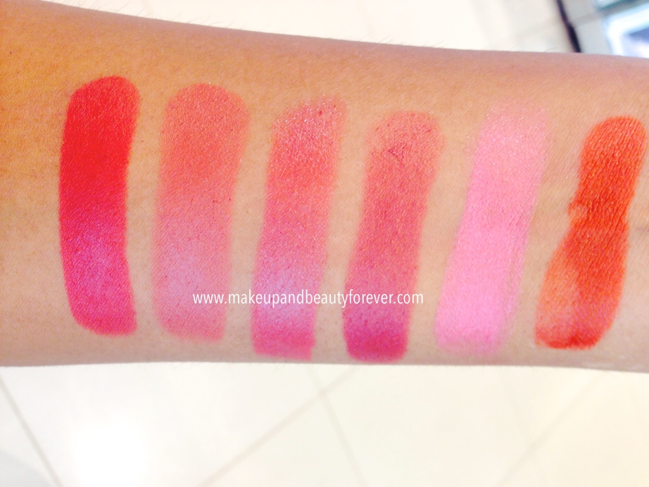 Lakme 9 to 5 Matte Lipstick Lip Color Review, Shades Swatches, Price and Details