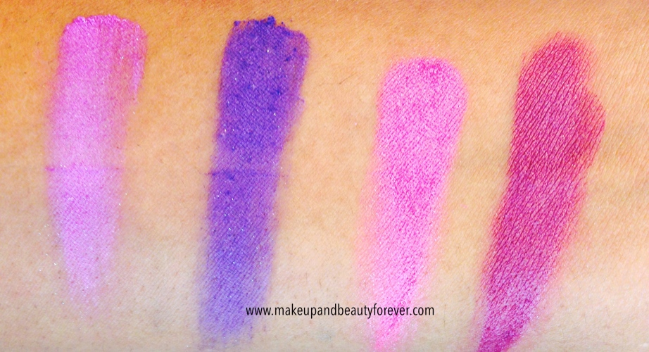 Lakme Absolute Drama Stylist Eye Shadow Duos Purple Haze and Pink Wink Review, Swatches, Price