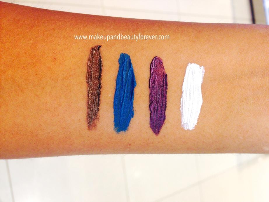Lakme Absolute Gel Addict Eyeliners Review, Shades, Swatches, Price and Details