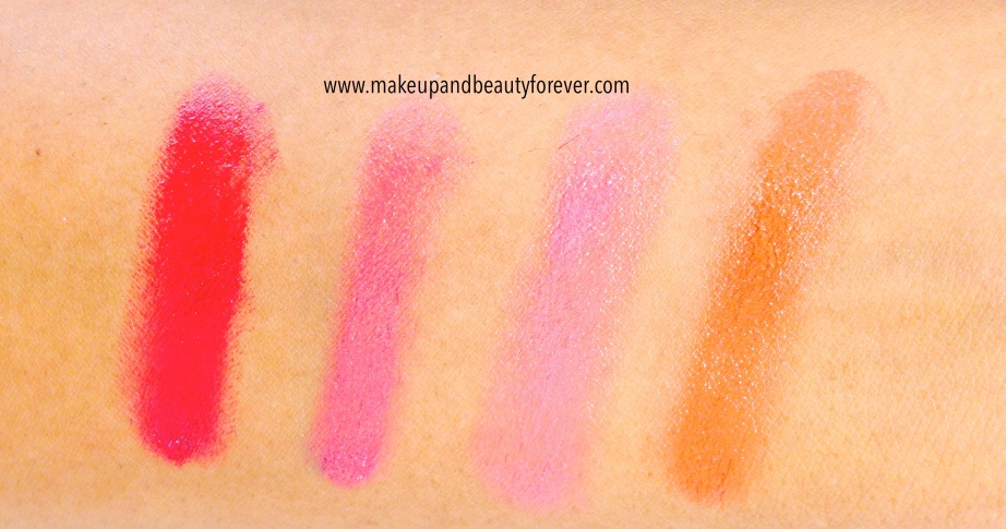 Lakme Absolute Lip Tint Review, all Shades, Swatches, Price Details