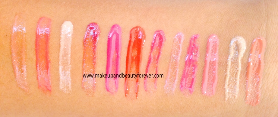 Lakme Absolute Plump and Shine Lip Gloss 6 Hour 3D Gloss Review, Shades, Swatches, Price and Details