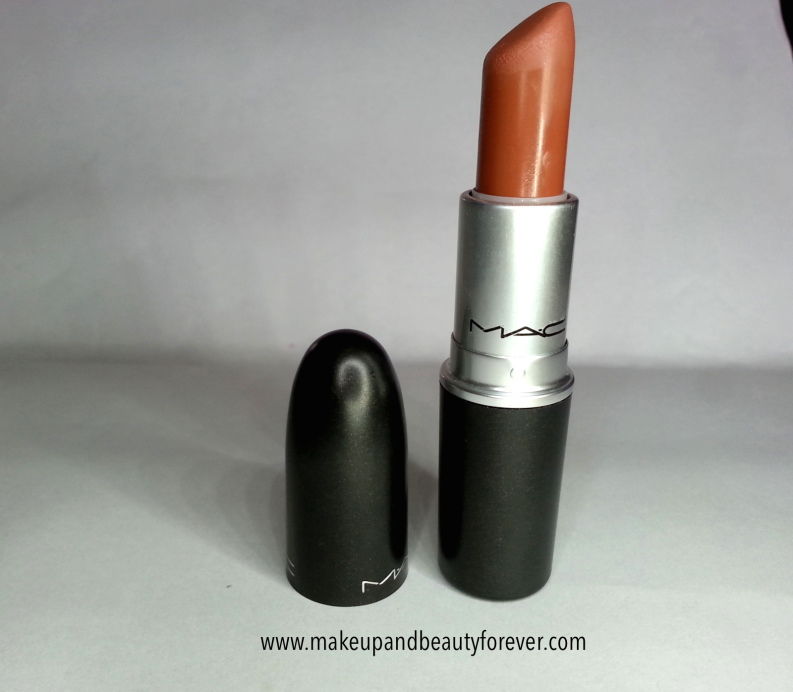 MAC Matte Lipstick Taupe Review, Swatches and LOTD 6