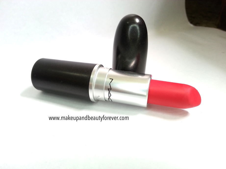 MAC Relentlessly Red Retro Matte Lipstick Review, Swatches, LOTD Mac cosmetics India