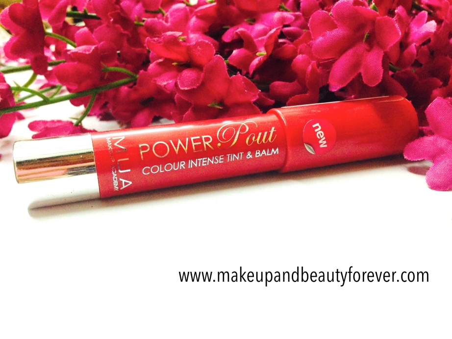 MUA Power Pout Colour Intense Tint and Balm Broken Hearted Review and details