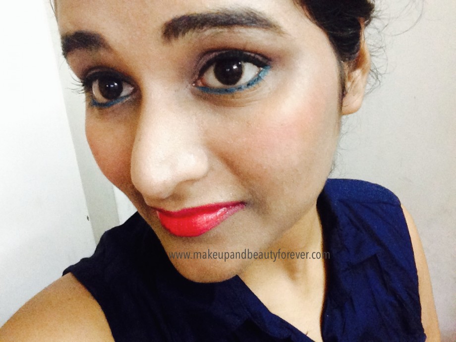Maybelline Color Show Lipstick Cherry Crush 207 Review, Swatch, Price FOTD Astha MBF