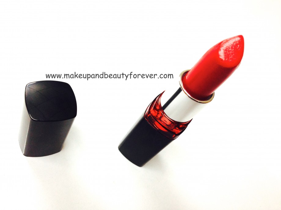Maybelline Color Show Lipstick Cherry Crush 207 Review Swatch Price, FOTD