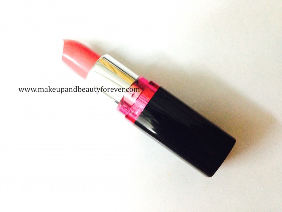 Maybelline ColorShow Lipstick Crushed Candy 103 Review, Swatch, Price, FOTD pink lipstick