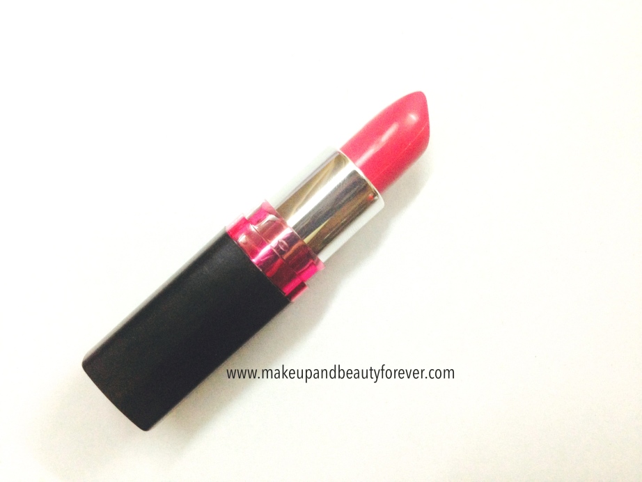 Maybelline ColorShow Lipstick Fuchsia Flare 110 Review, Swatch, Price, FOTD