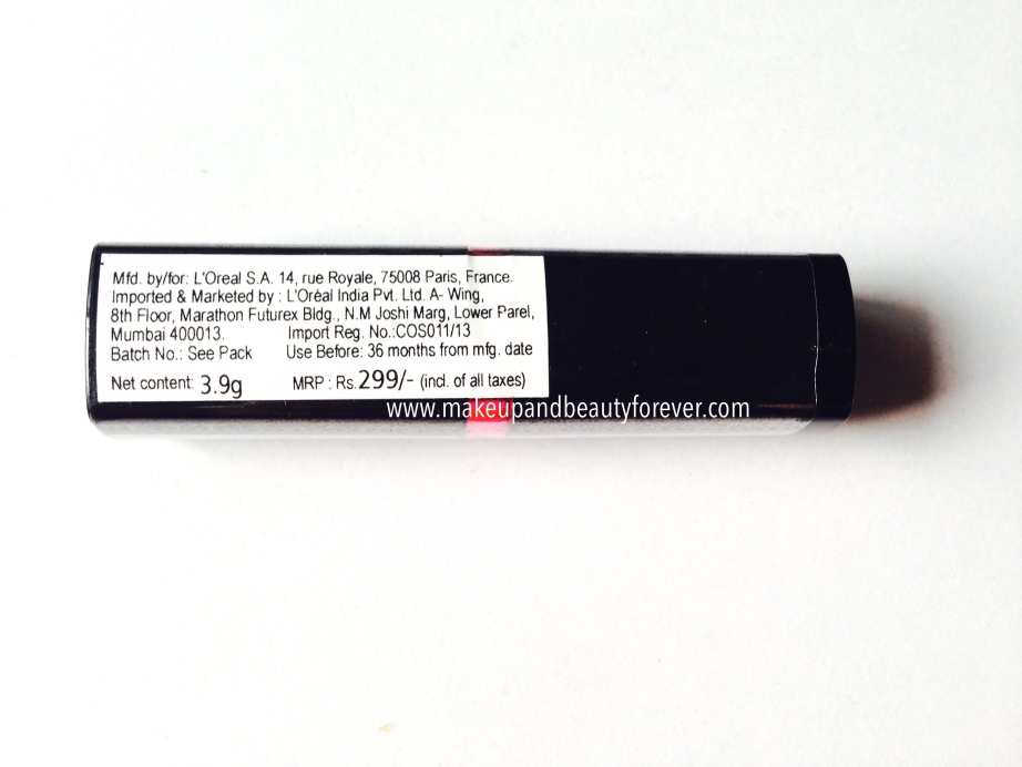 Maybelline ColorShow Lipstick Fuchsia Flare 110 Review, Swatch, Price, FOTD Details