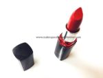 Maybelline ColorShow Lipstick Red Rush 211 Review, Swatch, Price, FOTD