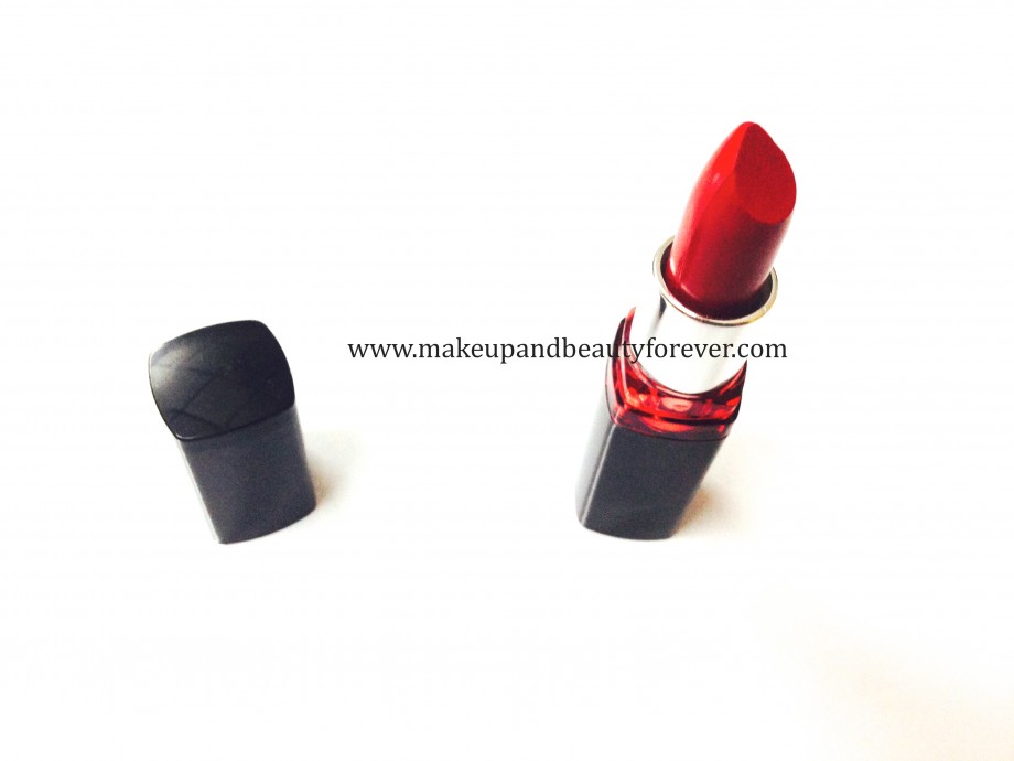 Maybelline ColorShow Lipstick Red Rush 211 Review, Swatch, Price, FOTD shades available