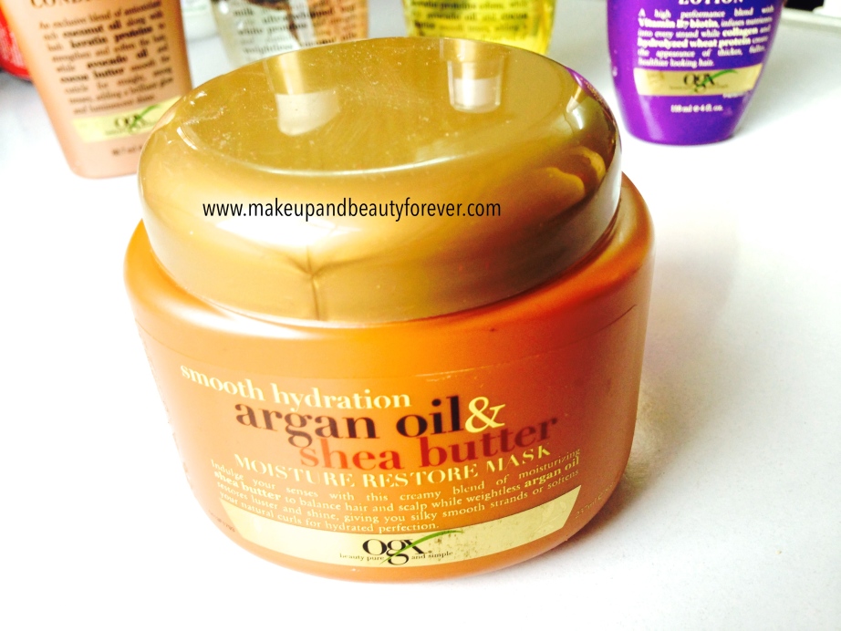 Organix Smooth Hydration Argan Oil and Shea Butter Moisture Restore Mask