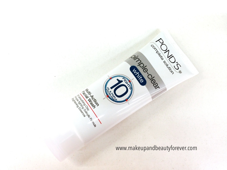 Ponds Pimple Clear White Multi Action Facial Wash Review