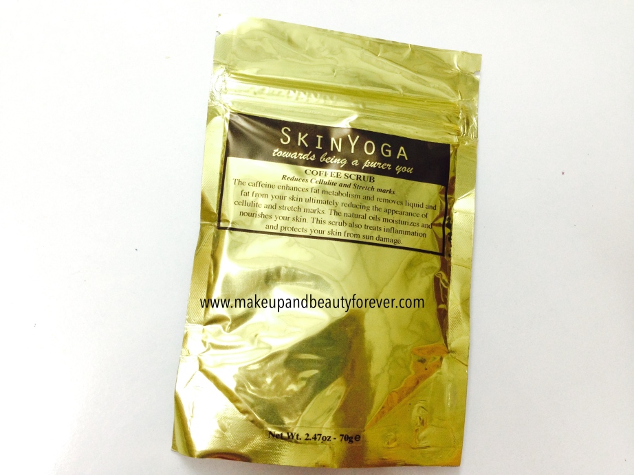SkinYoga Coffee Body Scrub Review in india