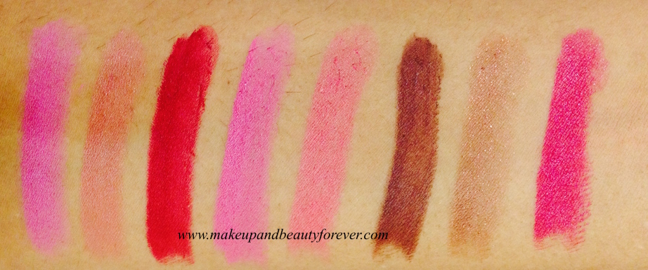 Coloressence Lipstick Lip Color Review, Shades, Swatches, Price Details