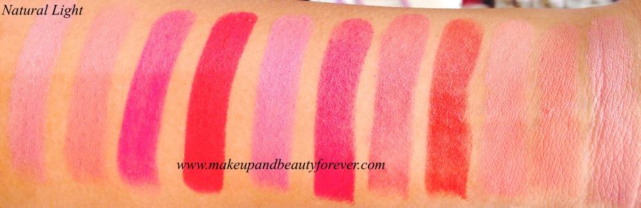 Lakme 9 to 5 Crease less Lipstick Ruby Result Lakme 9 to 5 Crease less Lipstick Crimson Call Lakme 9 to 5 Crease less Lipstick Rosy Review Lakme 9 to 5 Crease less Lipstick Pink Charge Lakme 9 to 5 Crease less Lipstick Coral Case