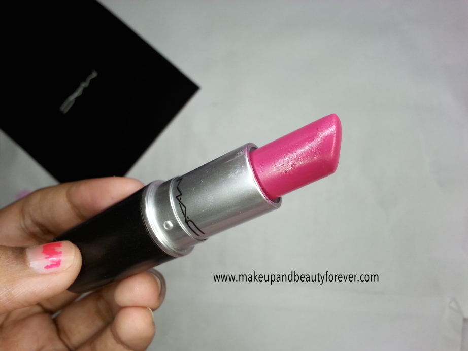 MAC Girl About Town Lipstick Review, Swatch, LOTD mbf