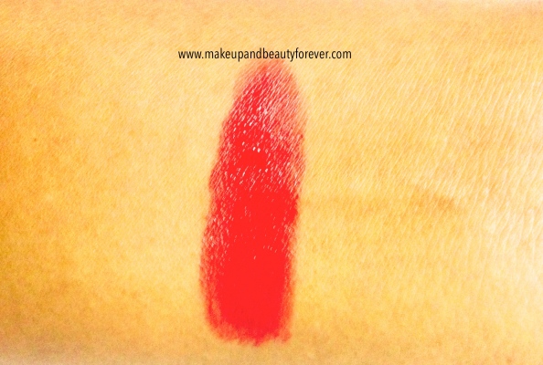 Maybelline ColorShow Lipstick Red My Lips 202 Review, Swatch