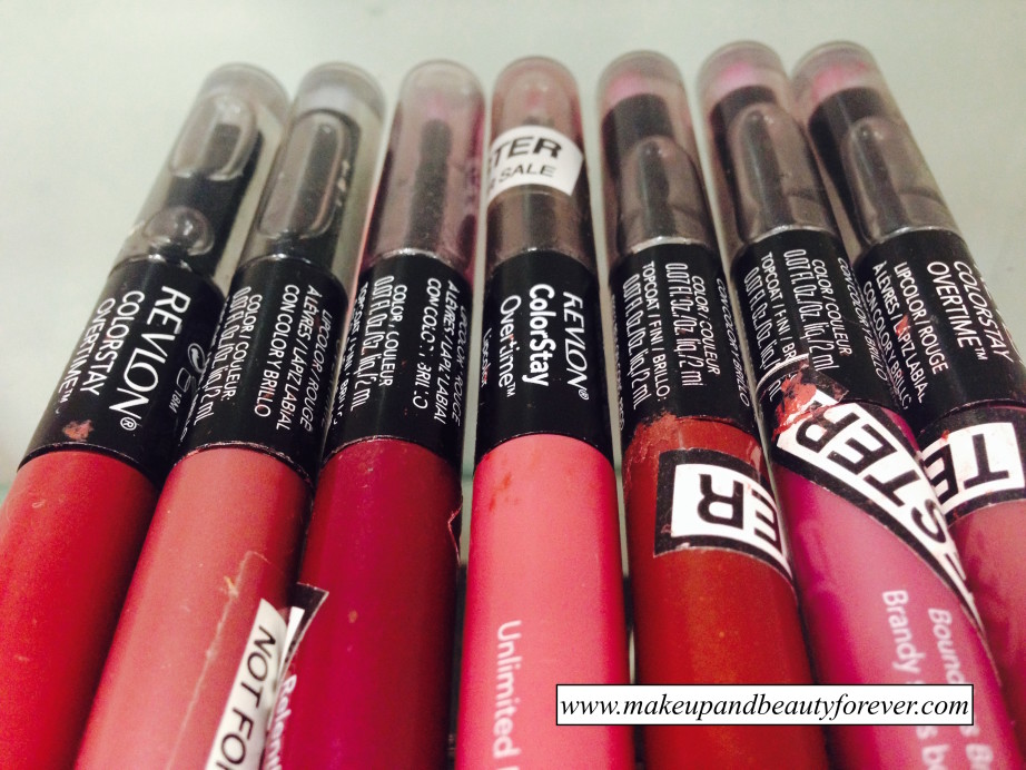 Revlon ColorStay Overtime Lip Color Review, Shades, Swatches, Price and Details