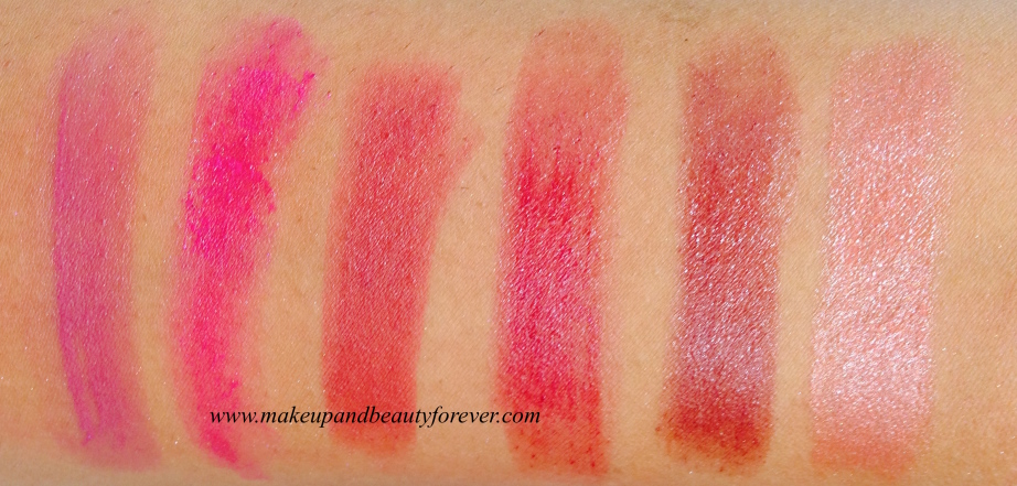 Revlon Colorstay Lipstick Swatches Trendsetter, Catwalk, Socialite, Iconic, Cruise Collection, Couture, Finale, Designer   SuperModel, Muse, Fashionista, Backstage, All Access, Runway