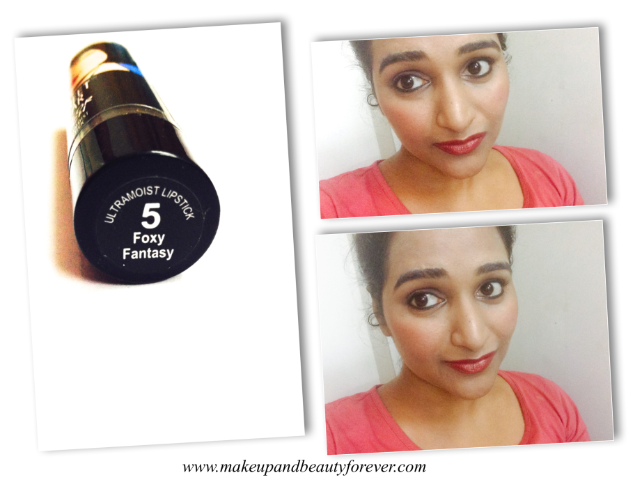 Street Wear Color Rich Ultramoist Lipstick Foxy Fantasy 5 Review, Swatch, FOTDs Astha MBF